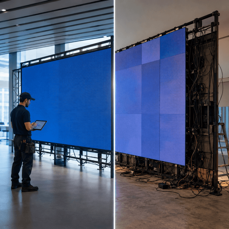 Diferença entre DSHOW e empresa de LED genérica: por que o barato pode sair caro