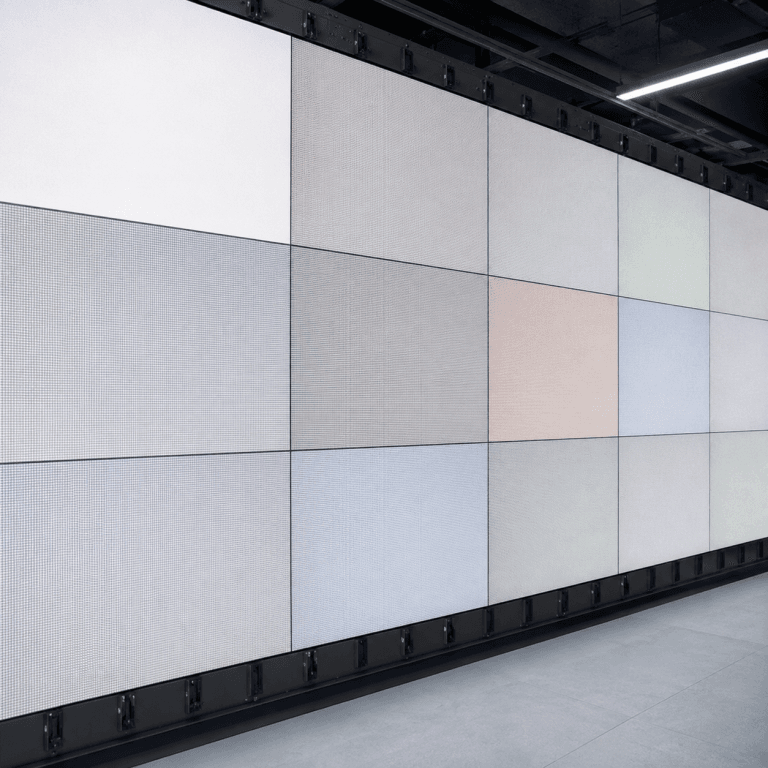Por que alguns módulos do painel de LED ficam com cores diferentes?