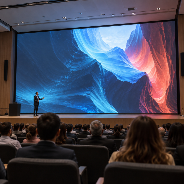 Painel de LED para auditório: por que o maior pode ser o errado