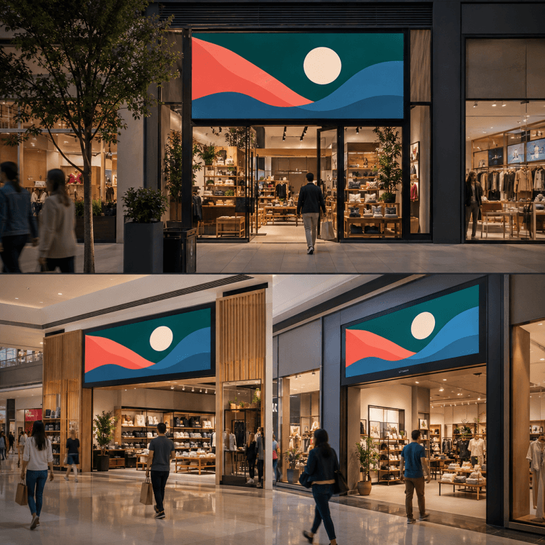 Painel de LED para franquias: como manter campanhas consistentes em todas as lojas