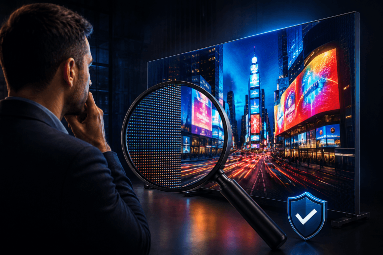 Antes de comprar um painel de LED, veja o que o portfólio do fornecedor realmente revela