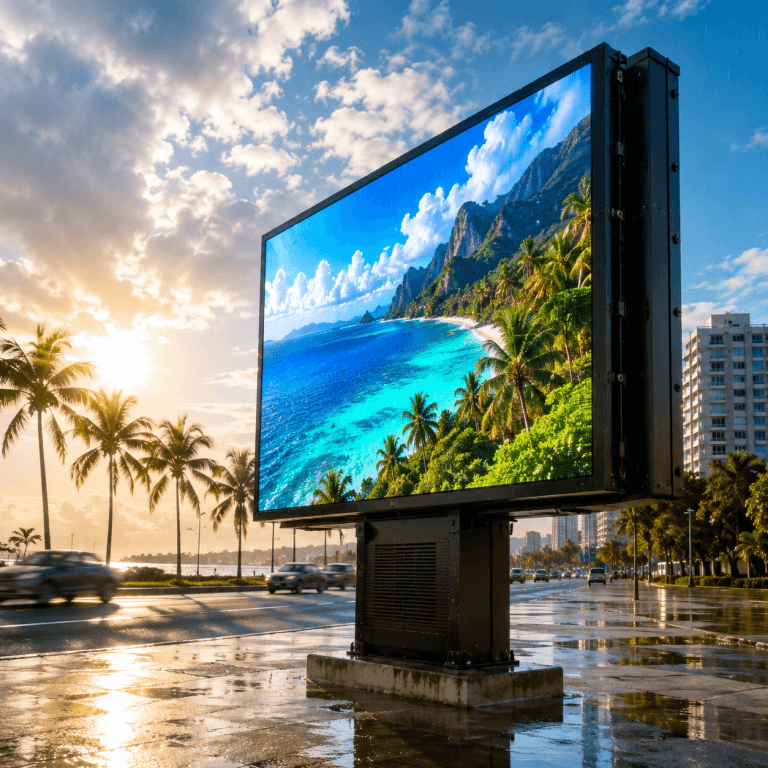 Painel de LED Outdoor: Fabricantes para Clima Quente e Úmido