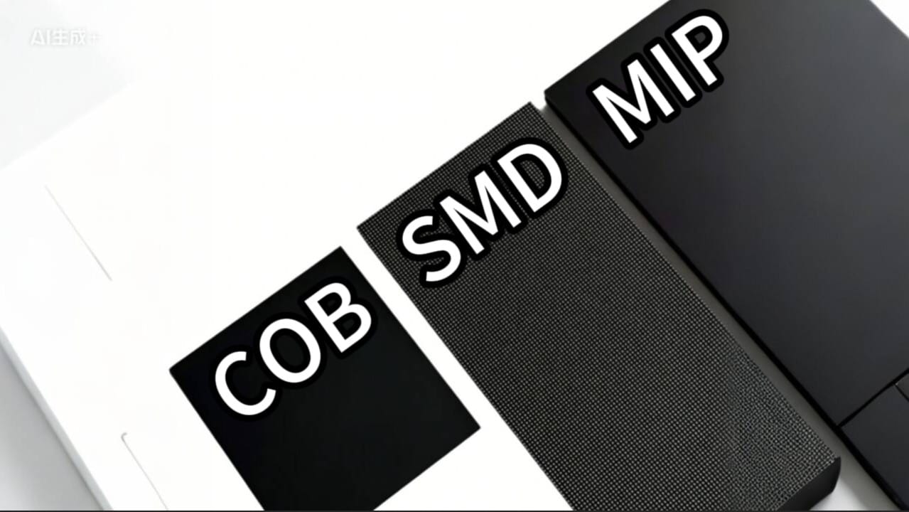 Comparação entre os módulos de led COB SMD MIP