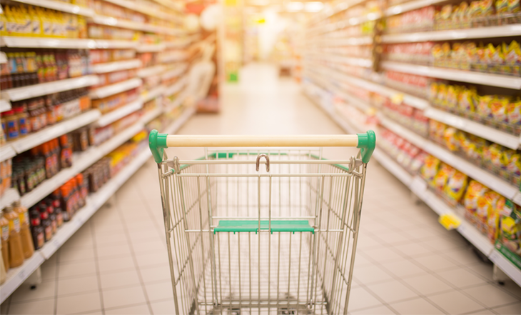 Painéis de LED para supermercados